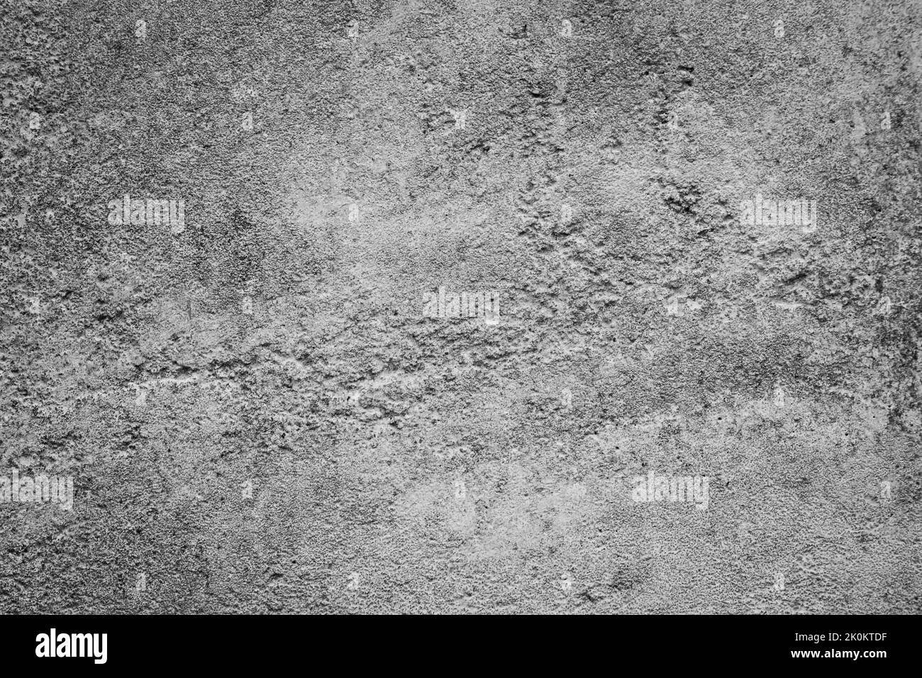 Vista dettagliata del grigio testurizzato parete in calcestruzzo Foto Stock