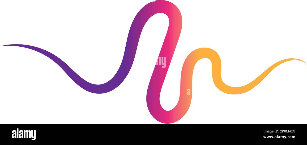 Tecnologia audio, immagine dell'icona vettoriale delle onde sonore musicali Illustrazione Vettoriale