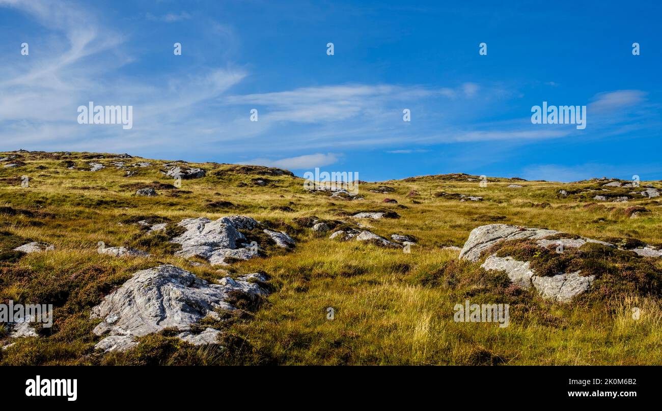 Paesaggio sull'Isola Ebridea scozzese di COLL Foto Stock