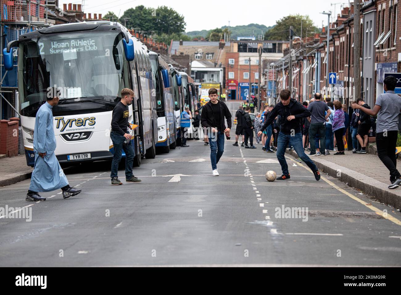 03/09/2022 Luton Town 1 Wigan Athletic 2. Kenilworth Road. Campionato. Foto Stock