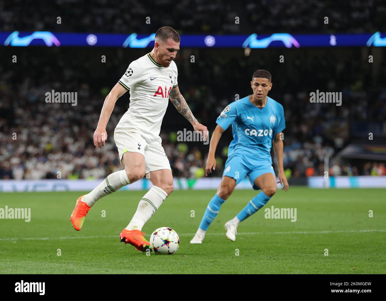 Pierre Hojbjerg di Tottenham Hotspur Foto Stock