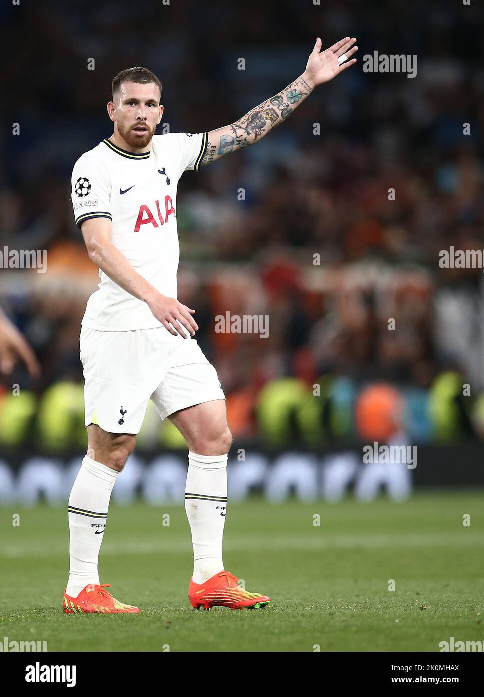 Pierre Hojbjerg di Tottenham Hotspur Foto Stock