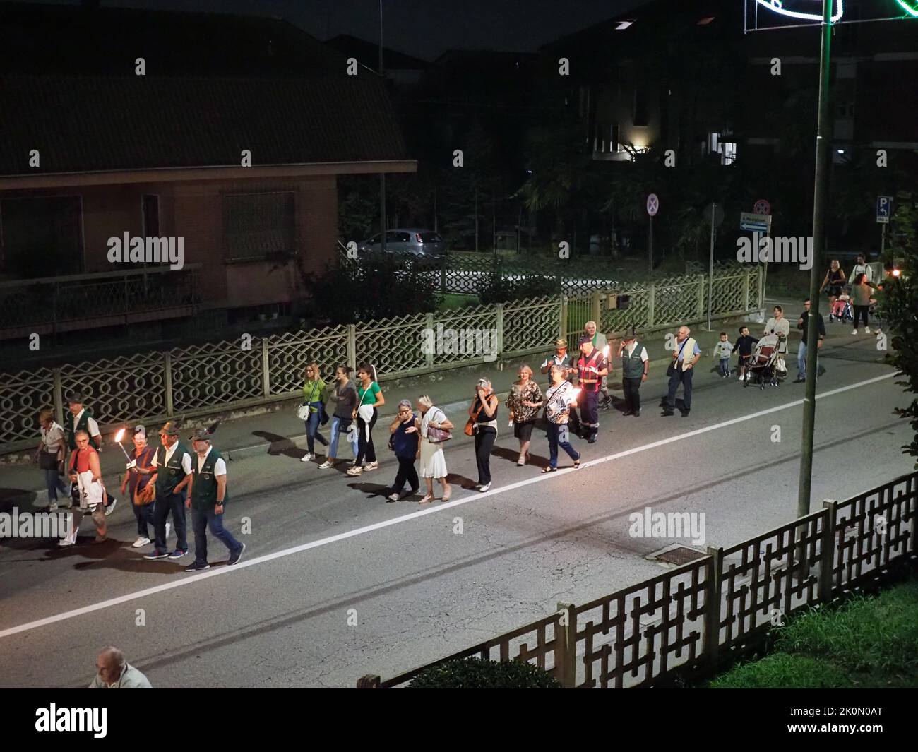 SETTIMO TORINESE, ITALIA - CIRCA SETTEMBRE 2022: Festa patronale delle reliquie sacre Foto Stock