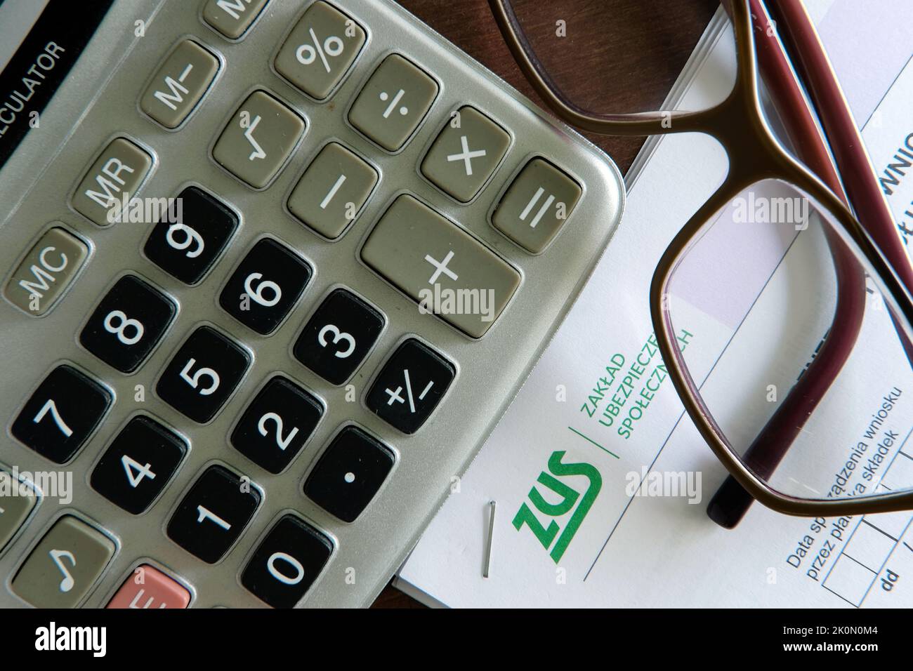 Lublino, Polonia. 11 settembre 2022. Lettera di ZUS Foto Stock