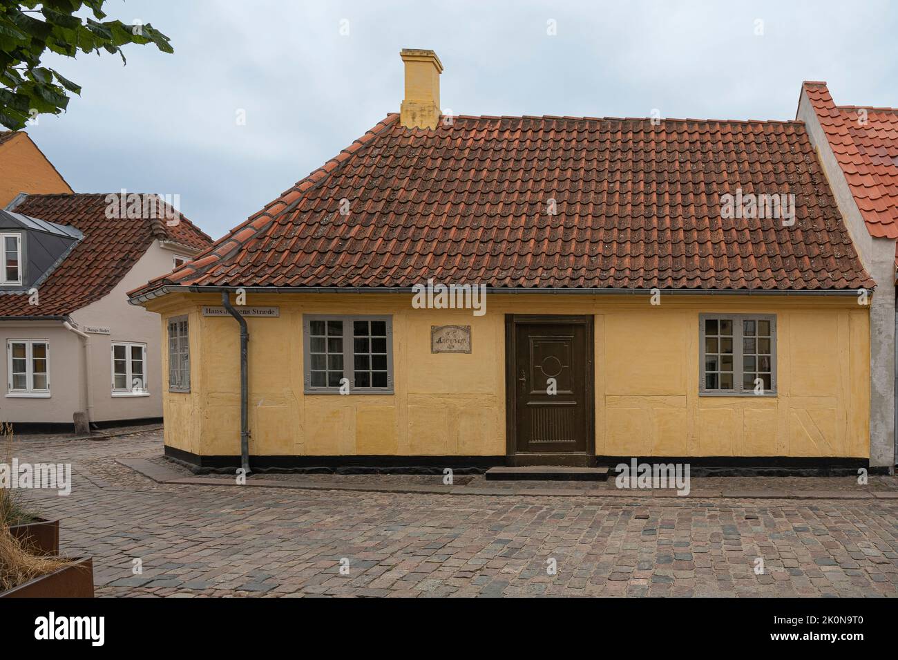 Casa di H C Andersen a Odense, Danimarca, 27 agosto 2022 Foto Stock