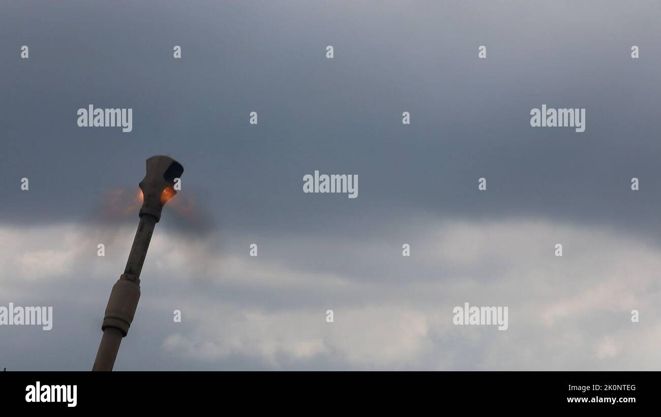 3rd Armored Brigade Combat Team, STELDRAGONS, GRAYWOLF, 1st Divisione Cavalleria, Polonia, Artiglieria Foto Stock
