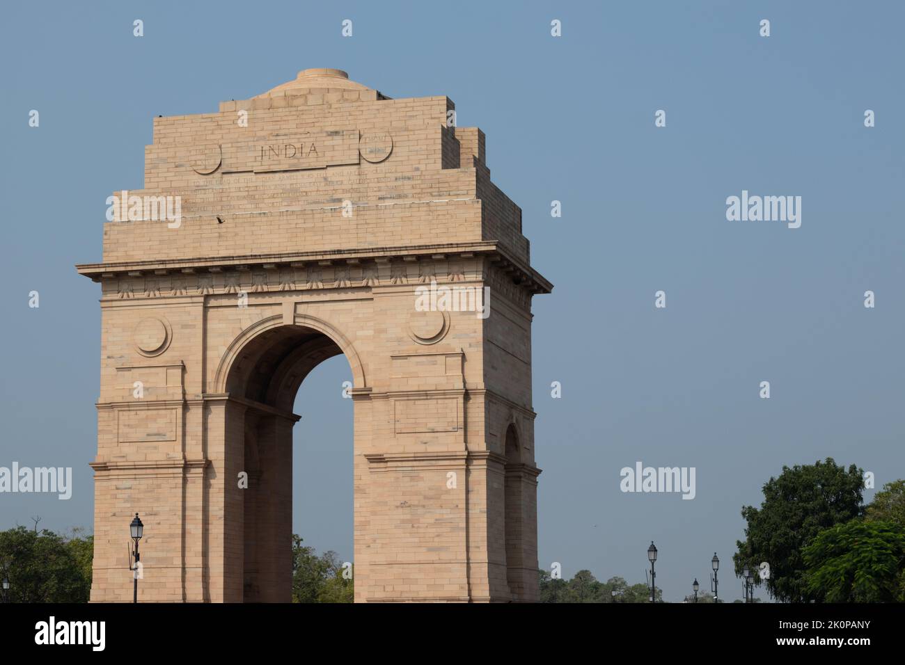 New Delhi, Delhi, India, 11 settembre 2022 - India Gate, Kartavya Path, aperto al pubblico dopo la ristrutturazione di Central Vista Avenue Inaugurazione da parte di Indian prime mi Foto Stock