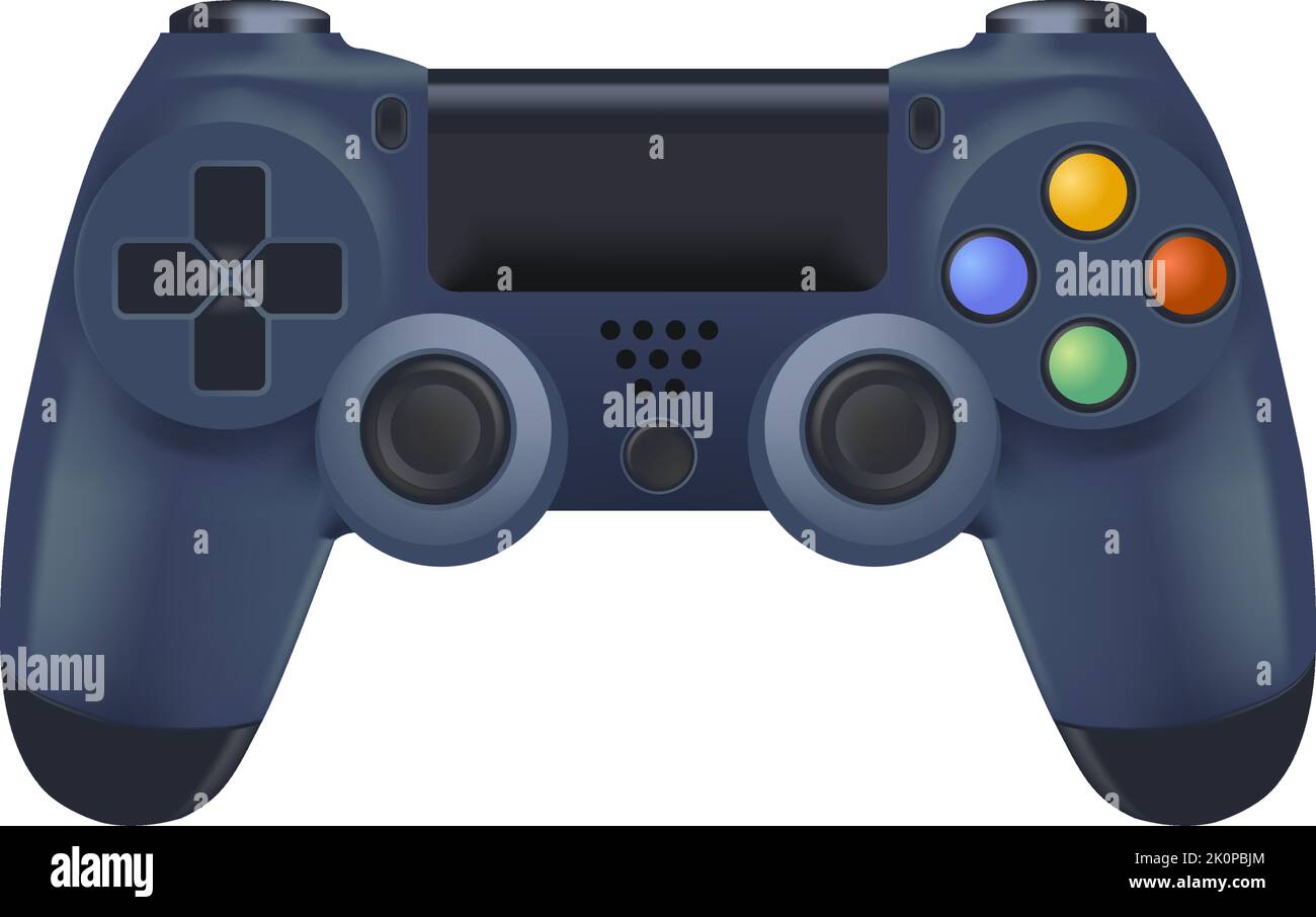Controller gamepad, joystick per videogiochi Illustrazione Vettoriale