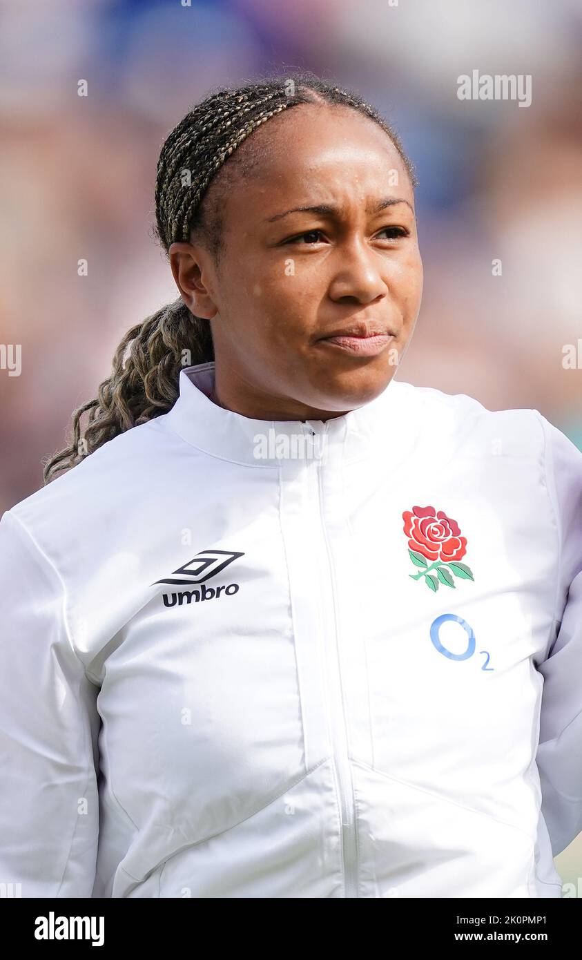 Sada Kabeya in Inghilterra durante il Women's friendly a Sandy Park, Exeter. Data immagine: Sabato 3 settembre 2022. Foto Stock