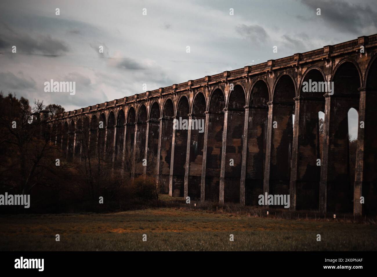 Il Viadotto della valle di Ouse con i suoi archi, Inghilterra Foto Stock