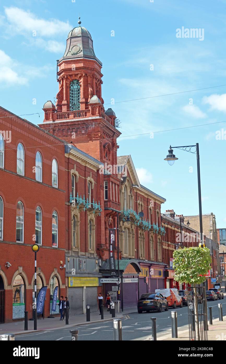 Victoria Hall, 37 Knowsley St, Bolton, Lancs, BL1 2AS, Inaugurato nel 1900 come sala musicale, progettato da Bradshaw e Gass Foto Stock