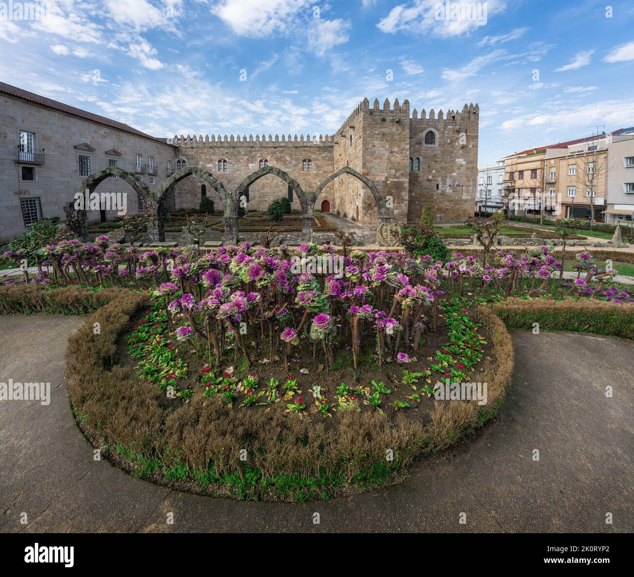 Giardino di Santa Barbara - Braga, Portogallo Foto Stock