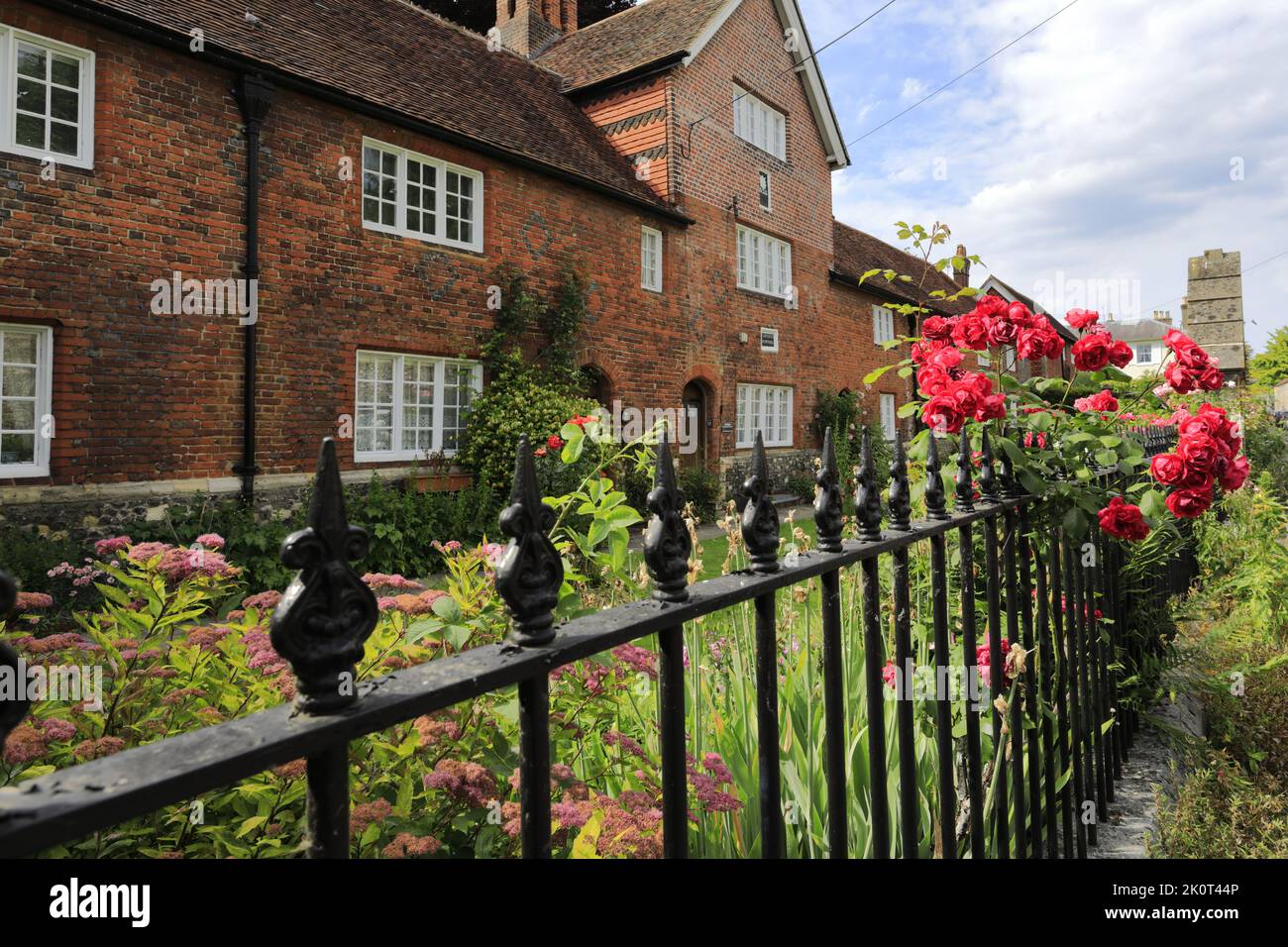 L'esterno dell'Ospedale di Cristo, Winchester City, Hampshire County; Inghilterra; Gran Bretagna, Regno Unito Foto Stock