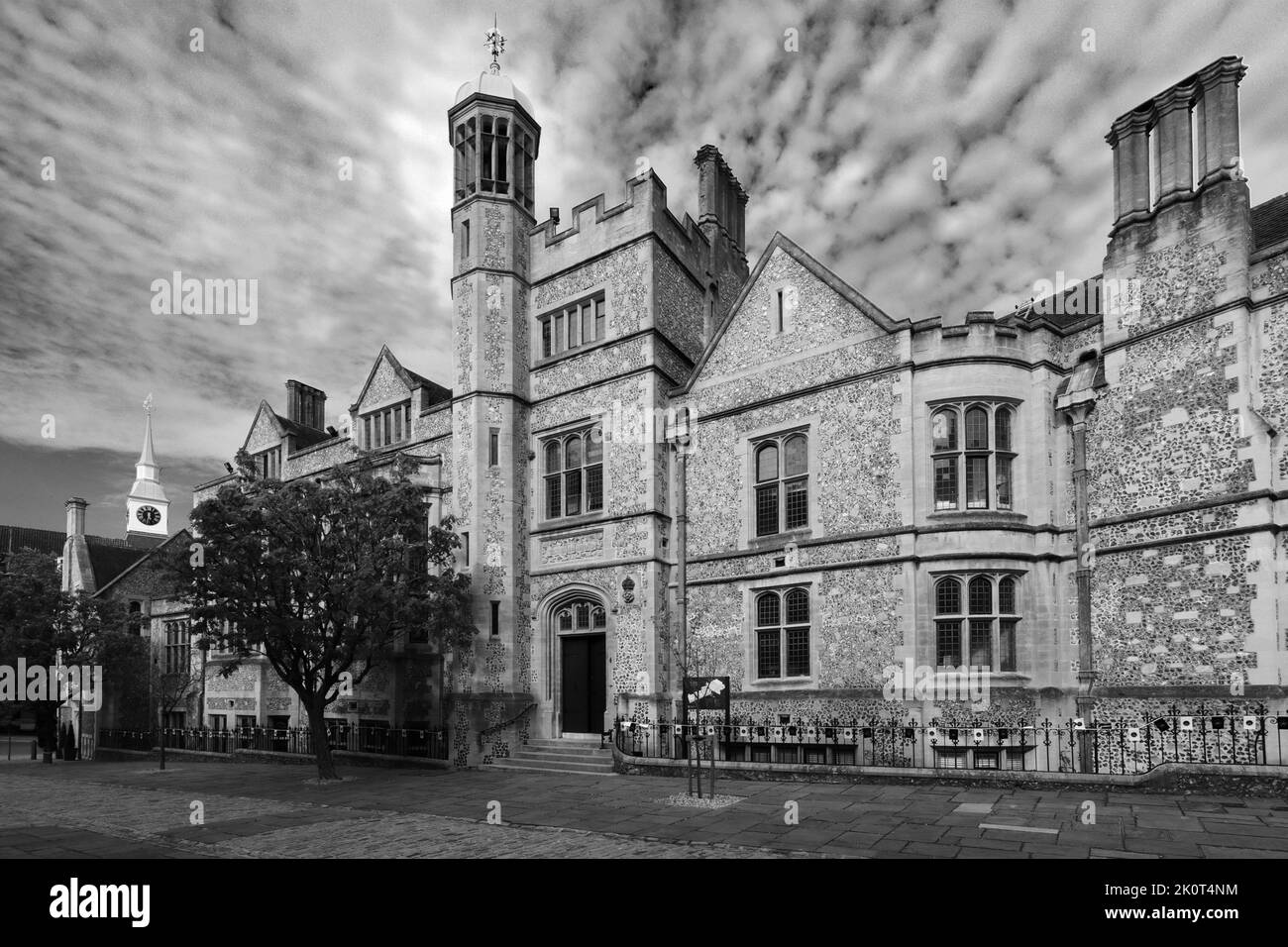 Esterno dell'ufficio di registrazione di Castle Hill, Winchester City, Hampshire County; Inghilterra; Regno Unito Foto Stock