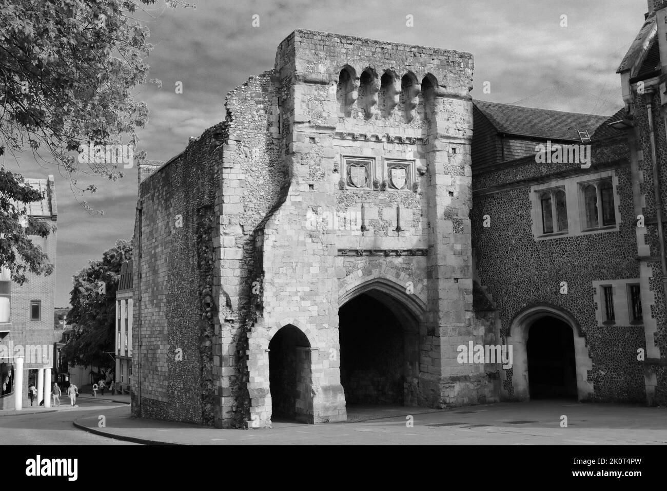 The Westgate Museum, Castle Hill, Winchester City, Hampshire County; Inghilterra; REGNO UNITO Foto Stock