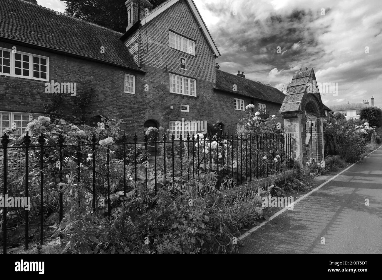 L'esterno dell'Ospedale di Cristo, Winchester City, Hampshire County; Inghilterra; Gran Bretagna, Regno Unito Foto Stock