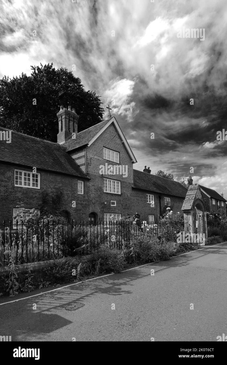 L'esterno dell'Ospedale di Cristo, Winchester City, Hampshire County; Inghilterra; Gran Bretagna, Regno Unito Foto Stock