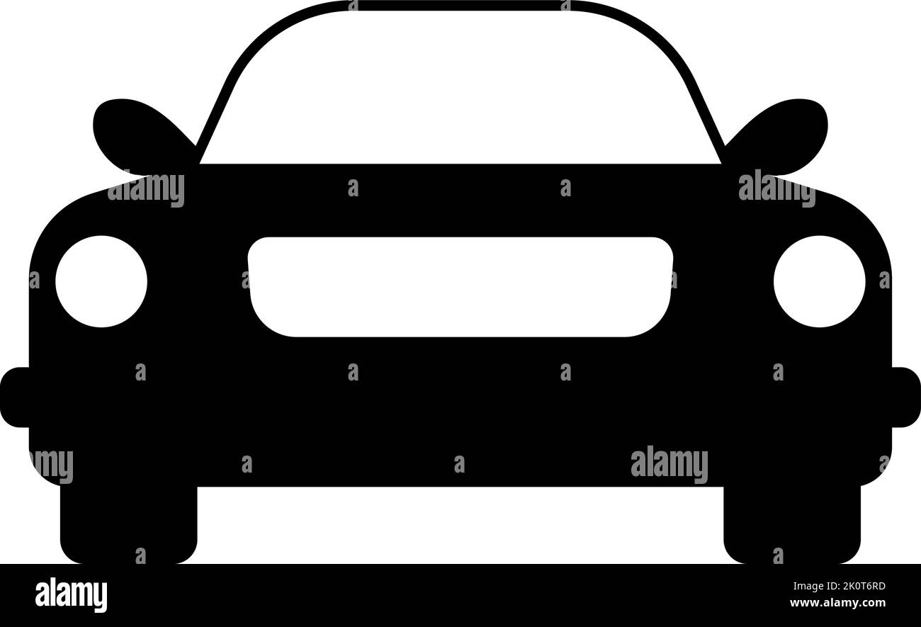 Vettore icona vettura. Trasporto e logo di viaggio. Illustrazione Vettoriale