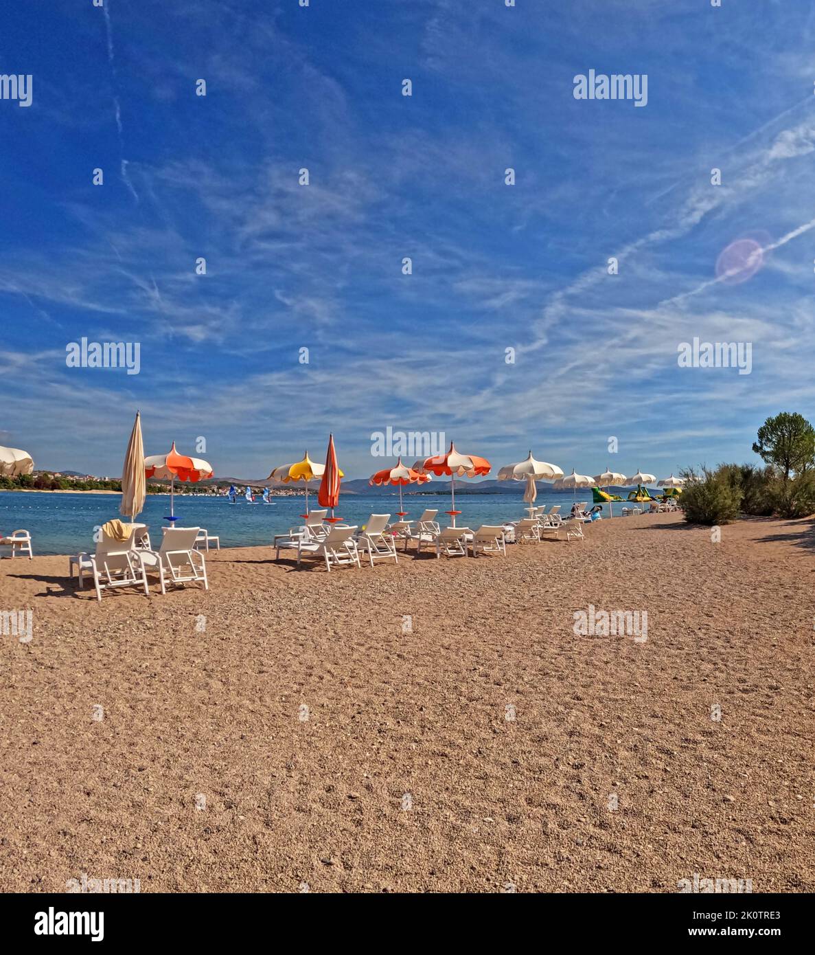 Solaris Beach vicino a Sibenik in Croazia Foto Stock