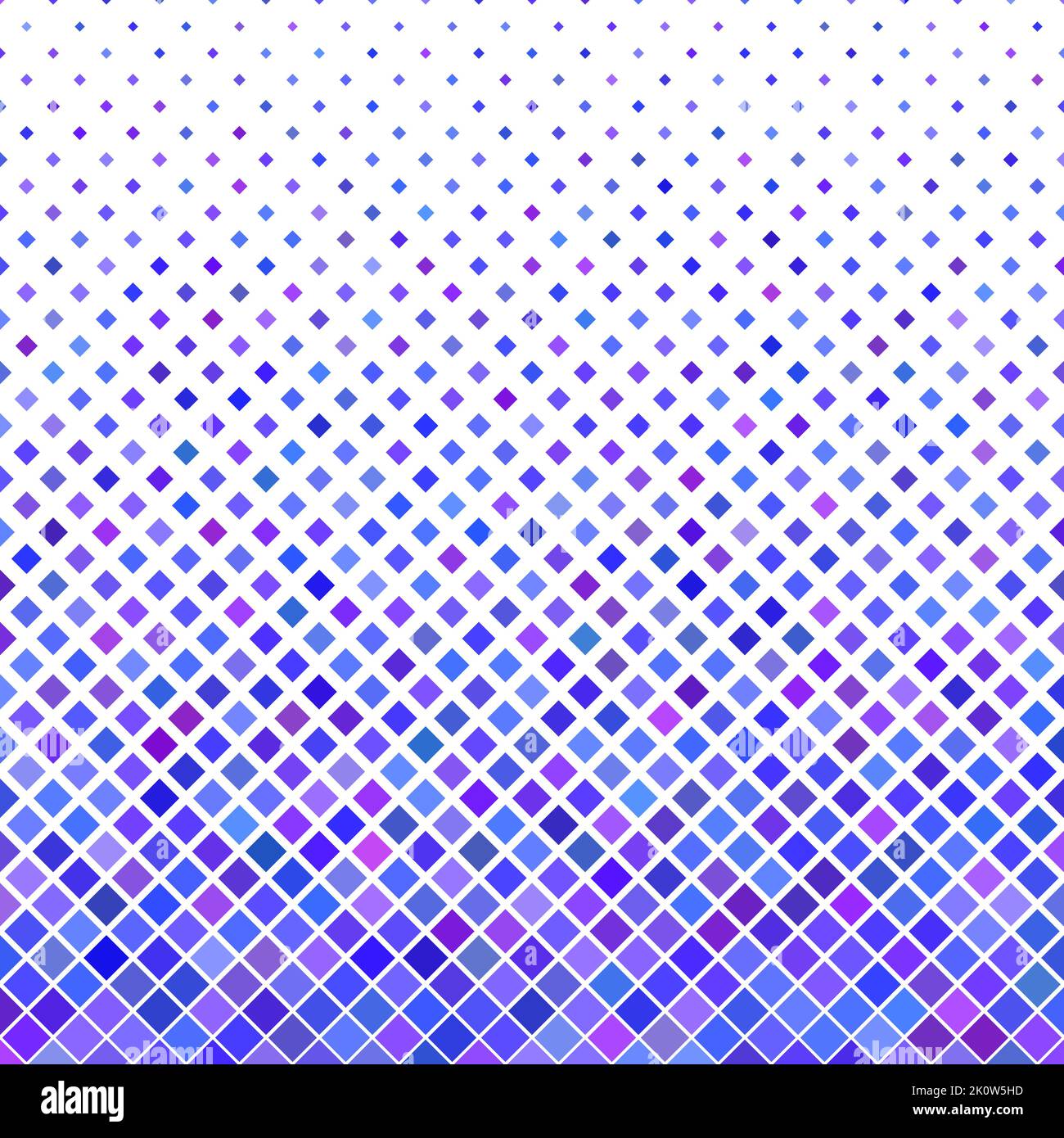 Geometrico Diamond Square Mezza tonalità rosa motivo blu viola Illustrazione Vettoriale