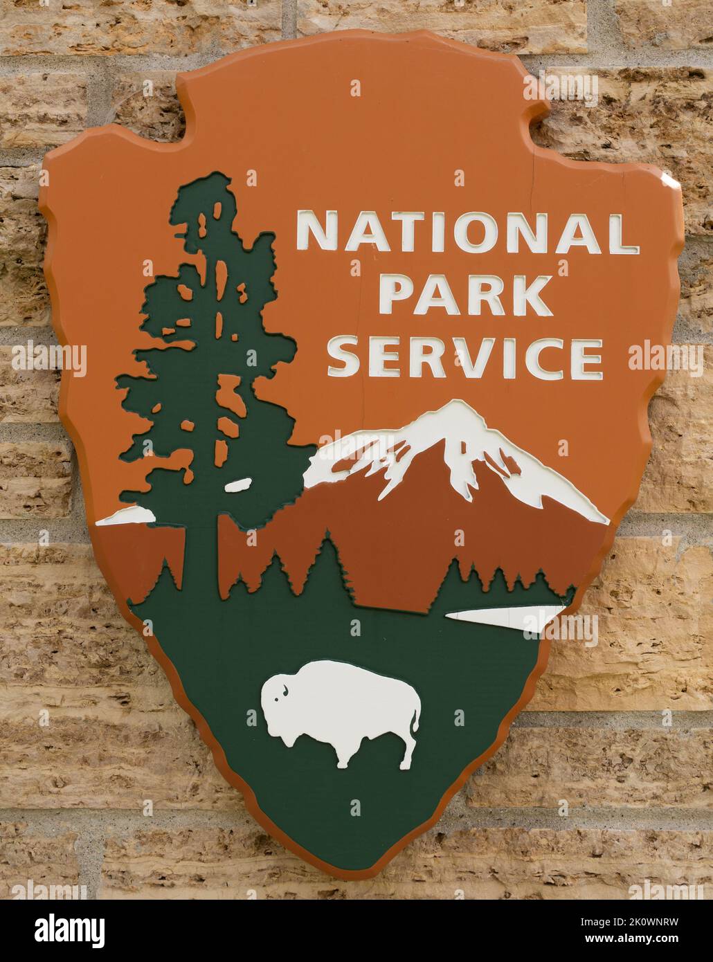 STILLWATER, MN, USA - 10 SETTEMBRE 2022: Logo del National Park Service Foto Stock