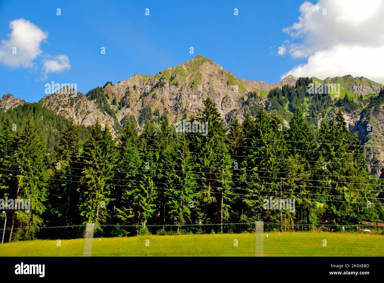 Paesaggi, sulla strada per il Liechtenstein, Europa Foto Stock