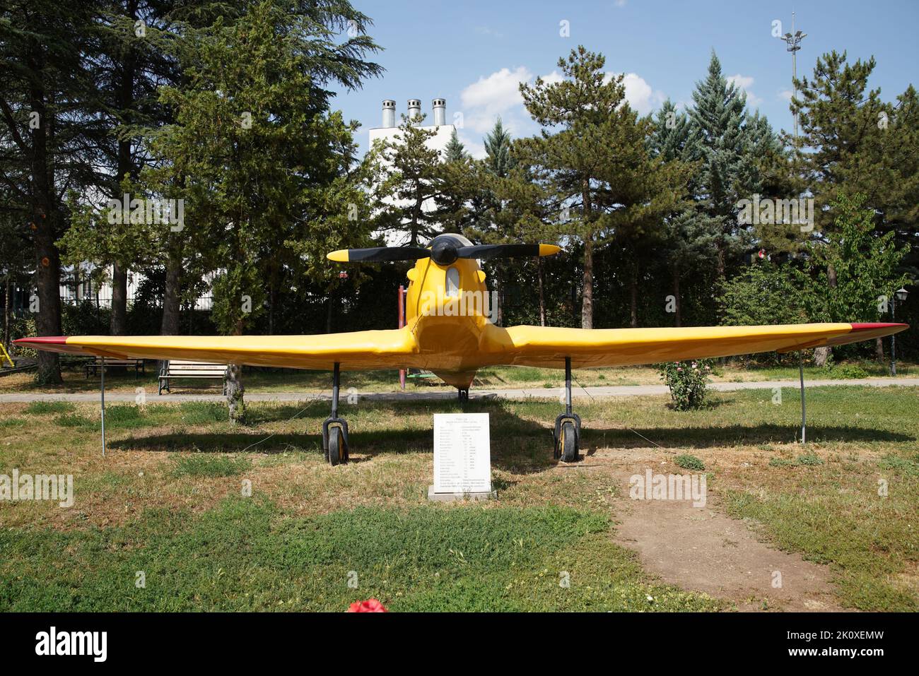 ANKARA, TURKIYE - 05 GIUGNO 2022: Associazione aeronautica turca THK-15 nel museo dell'associazione aeronautica turca Foto Stock