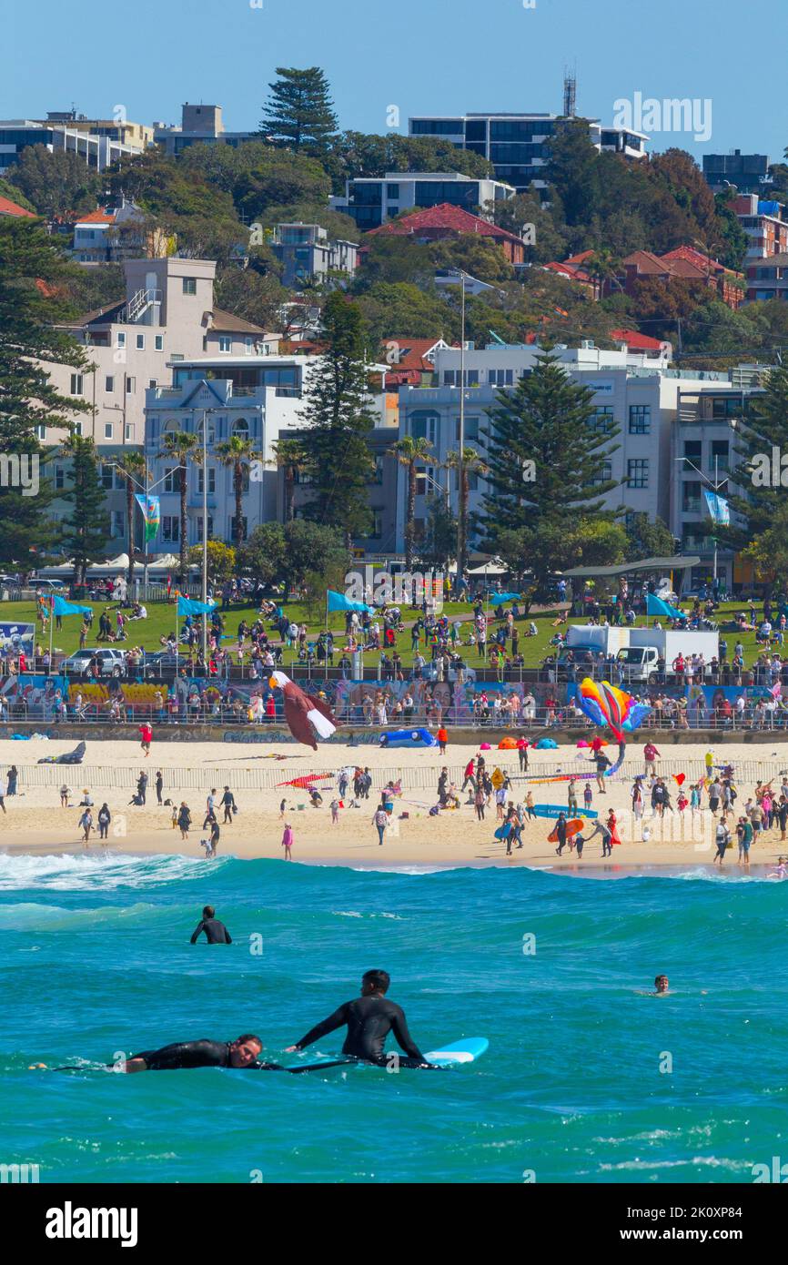 Bondi Beach a Sydney, NSW, Australia. Foto Stock