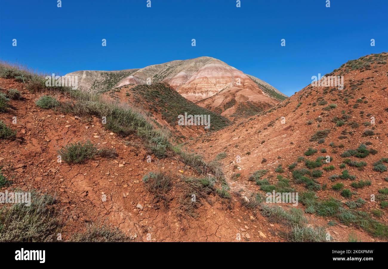 Monte Bolshoe Bogdo, regione di Astrakhan, riserva Bogdinsky-Baskunchaksky Foto Stock