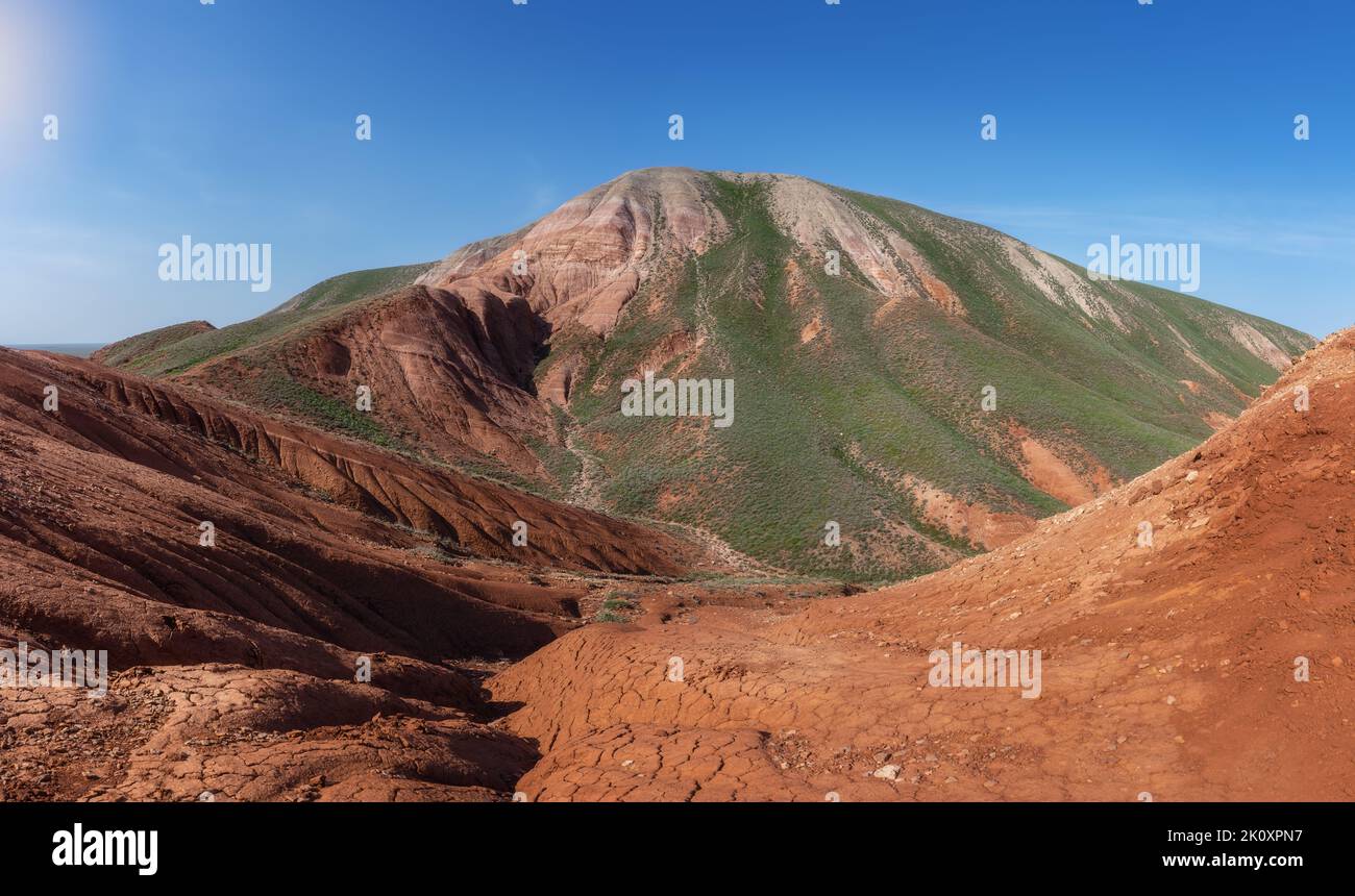 Monte Bolshoe Bogdo, regione di Astrakhan, riserva Bogdinsky-Baskunchaksky Foto Stock