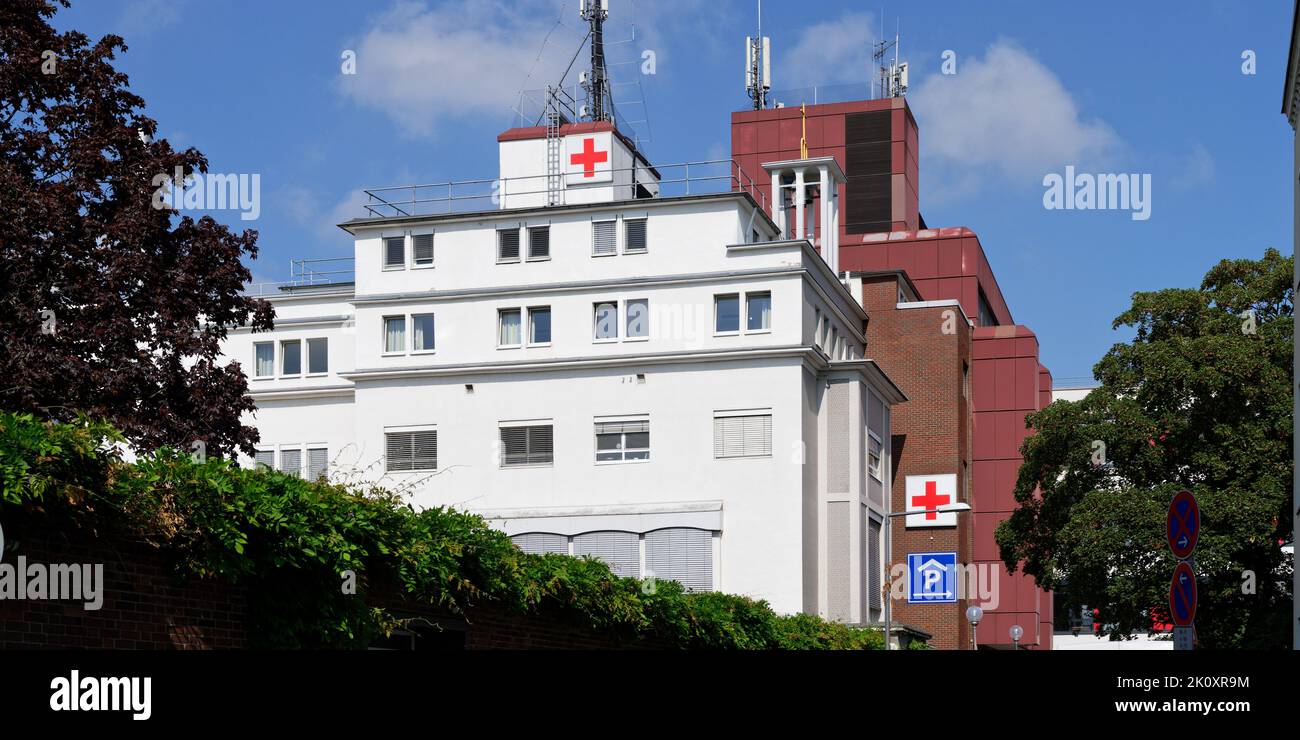 Colonia, Germania Settembre 11 2022: Vista esterna dell'ospedale st franziskus di colonia ehrenfeld Foto Stock