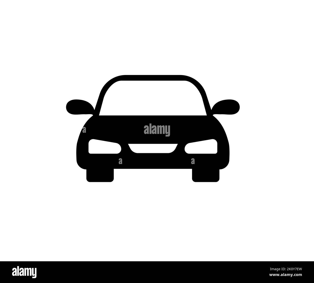 Vettore icona vettura. Trasporto e logo di viaggio. Illustrazione Vettoriale