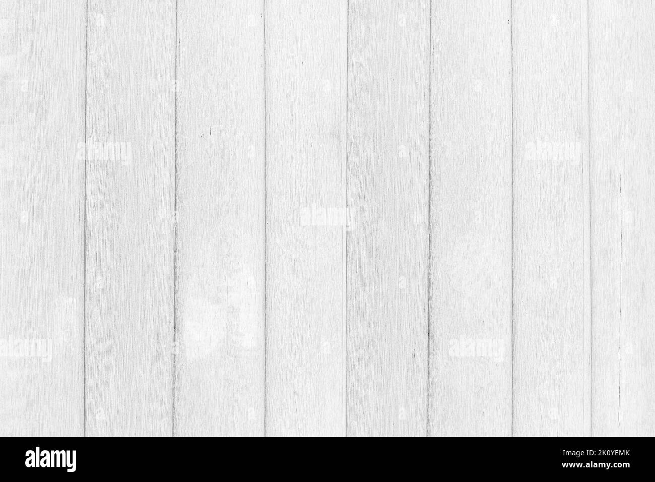 Vecchio legno bianco tavola texture sfondo. Vista dall'alto di un tavolo di legno bianco Foto Stock
