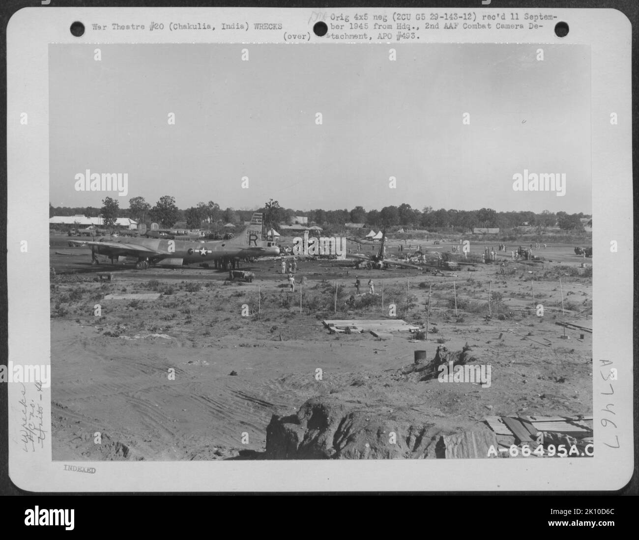 Aerei, Birmania, India e INDIA, RELITTI guerra Foto Stock