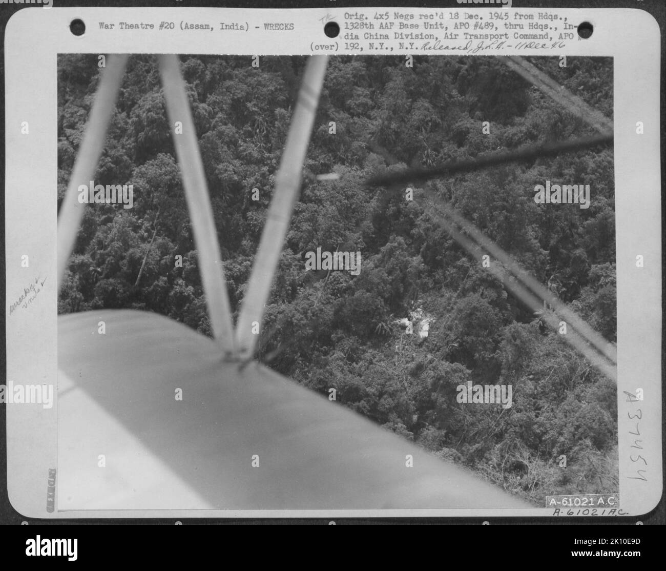 Aerei, Birmania, India e INDIA, RELITTI guerra Foto Stock