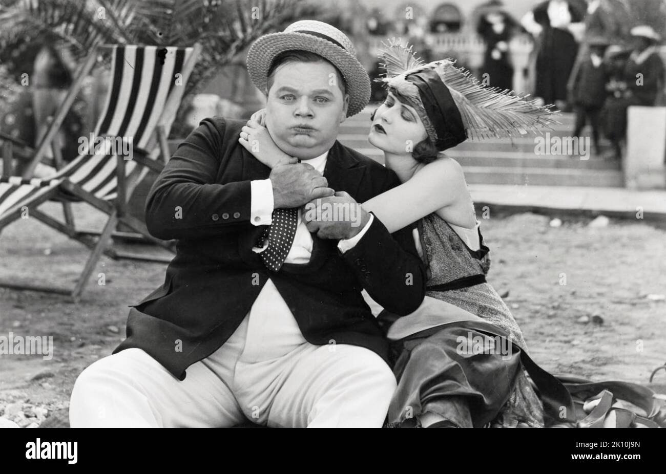 LEAP YEAR 1921 Paramount Pictures film muto con Fatty Arbuckle e Mary Thurman Foto Stock