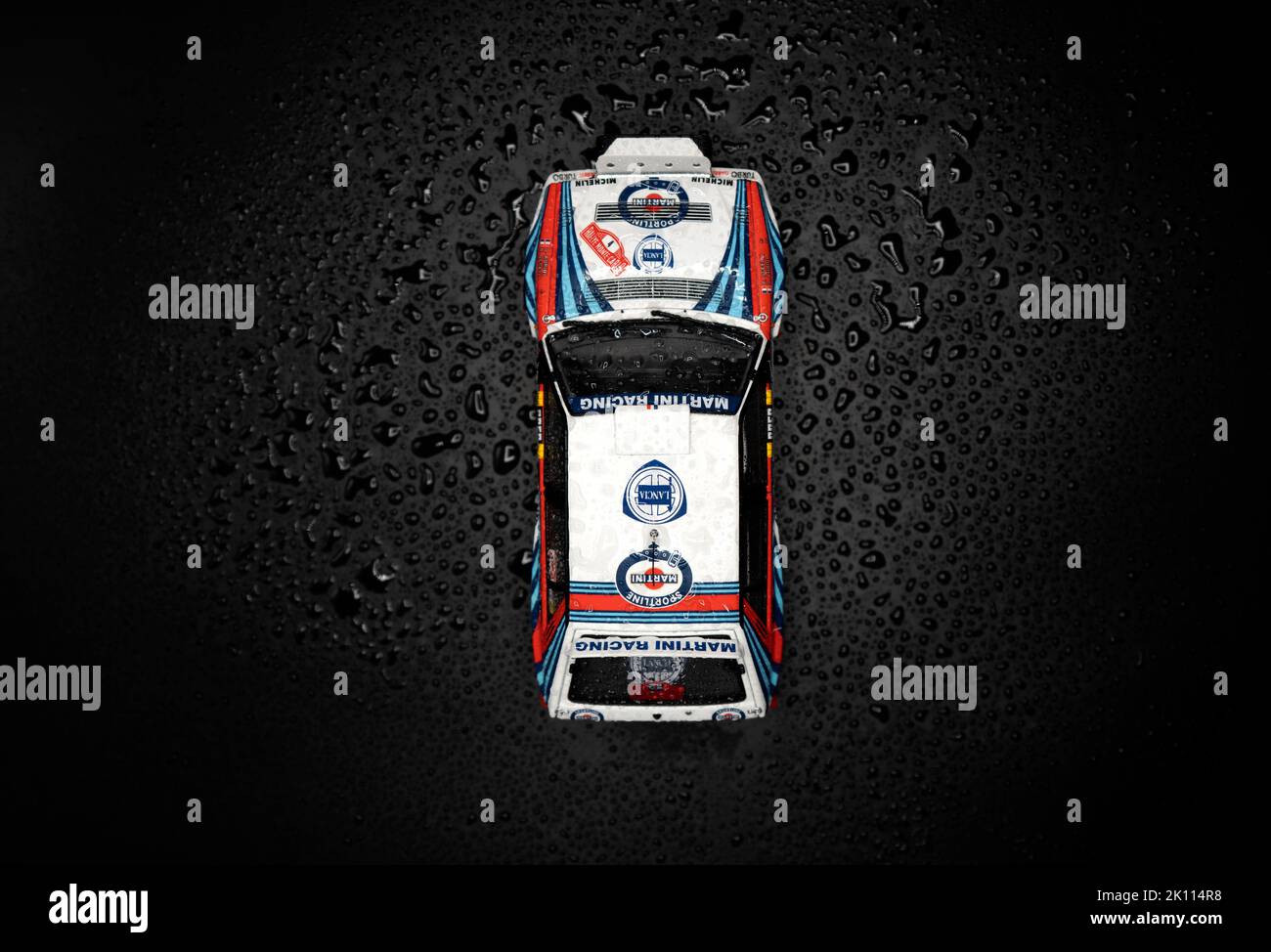 LANCIA – DELTA HF INTEGRA EVOLUZIONE MARTINI (VERSIONE NOTTURNA) N 4D.AURIOL – B.OCCELLI Foto Stock