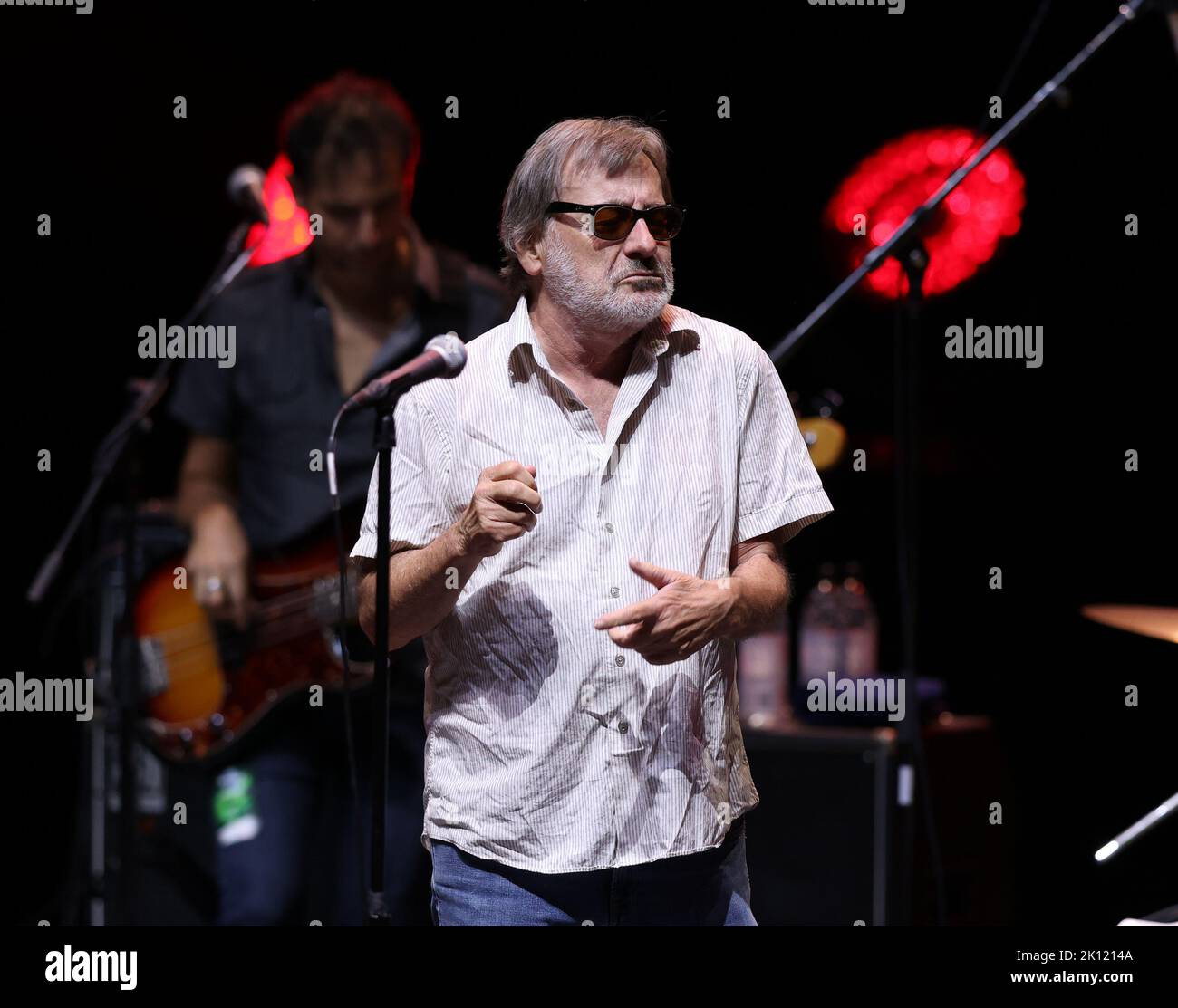 Miami, Stati Uniti d'America. 14th Set, 2022. HOLLYWOOD, FL 14 SETTEMBRE: Southside Johnny e gli Asbury Jukes suonano all'Hard Rock Live al Seminole Hard Rock Hotel & Casino il 14 settembre 2022 a Hollywood. Florida. (Foto di Alberto E. Tamargo/Sipa USA) Credit: Sipa USA/Alamy Live News Foto Stock