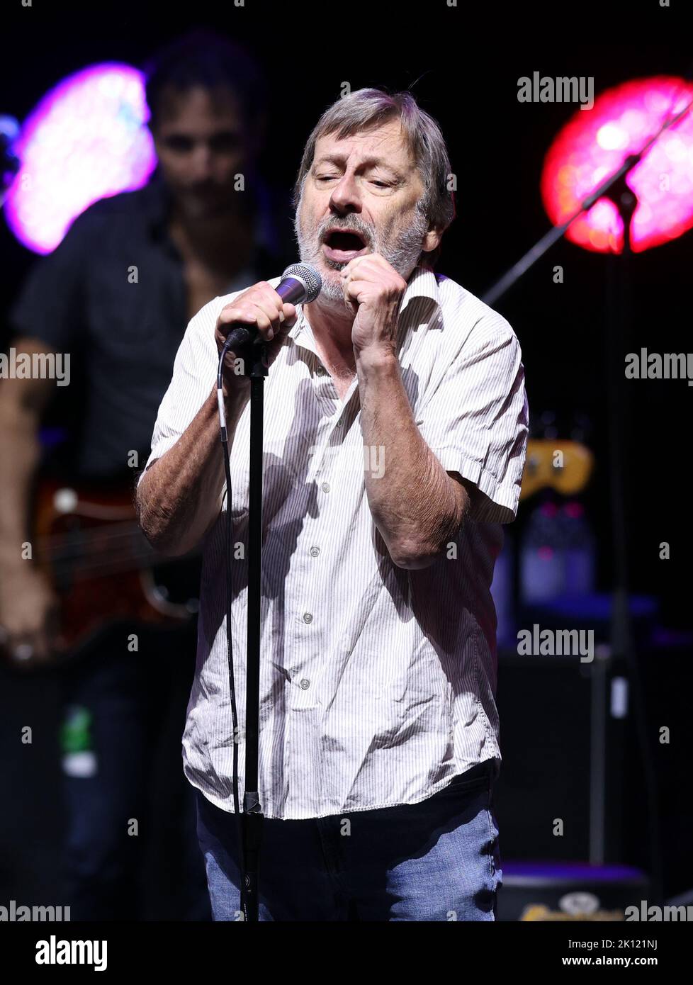 Miami, Stati Uniti d'America. 14th Set, 2022. HOLLYWOOD, FL 14 SETTEMBRE: Southside Johnny e gli Asbury Jukes suonano all'Hard Rock Live al Seminole Hard Rock Hotel & Casino il 14 settembre 2022 a Hollywood. Florida. (Foto di Alberto E. Tamargo/Sipa USA) Credit: Sipa USA/Alamy Live News Foto Stock