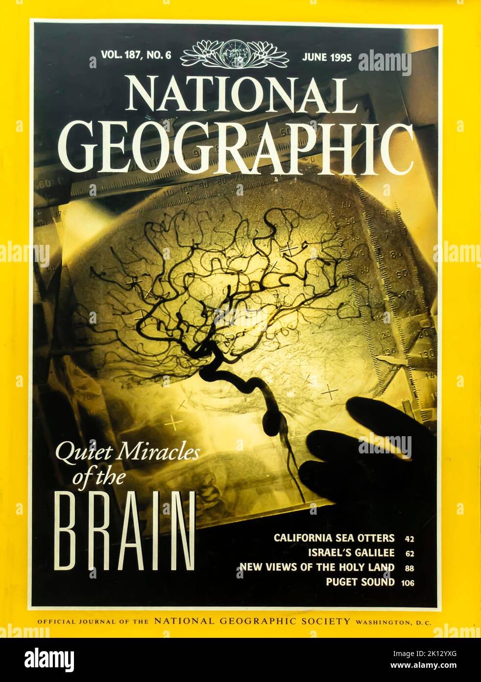 Copertina della rivista National Geographic, luglio 1995 Foto Stock