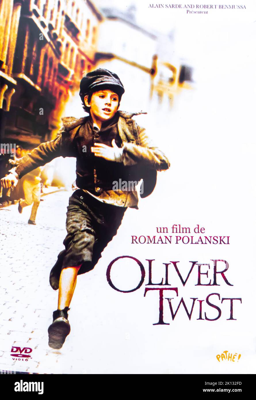 Oliver Twist 2005 ‧ Roman Polanski film, copertina DVD Foto Stock