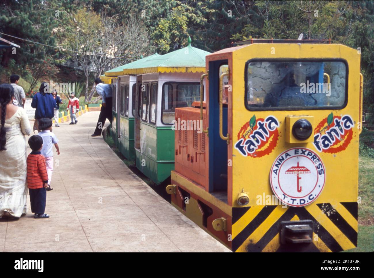 Toy Train, stazione di Ooty Hill Foto Stock