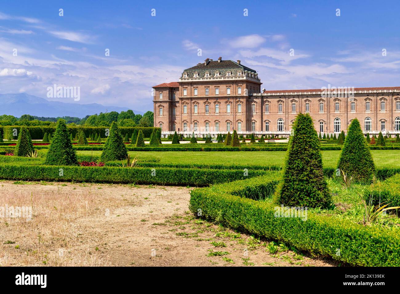 Giardino Venaria reale, Torino, Piemonte, Italia, Europa Foto Stock