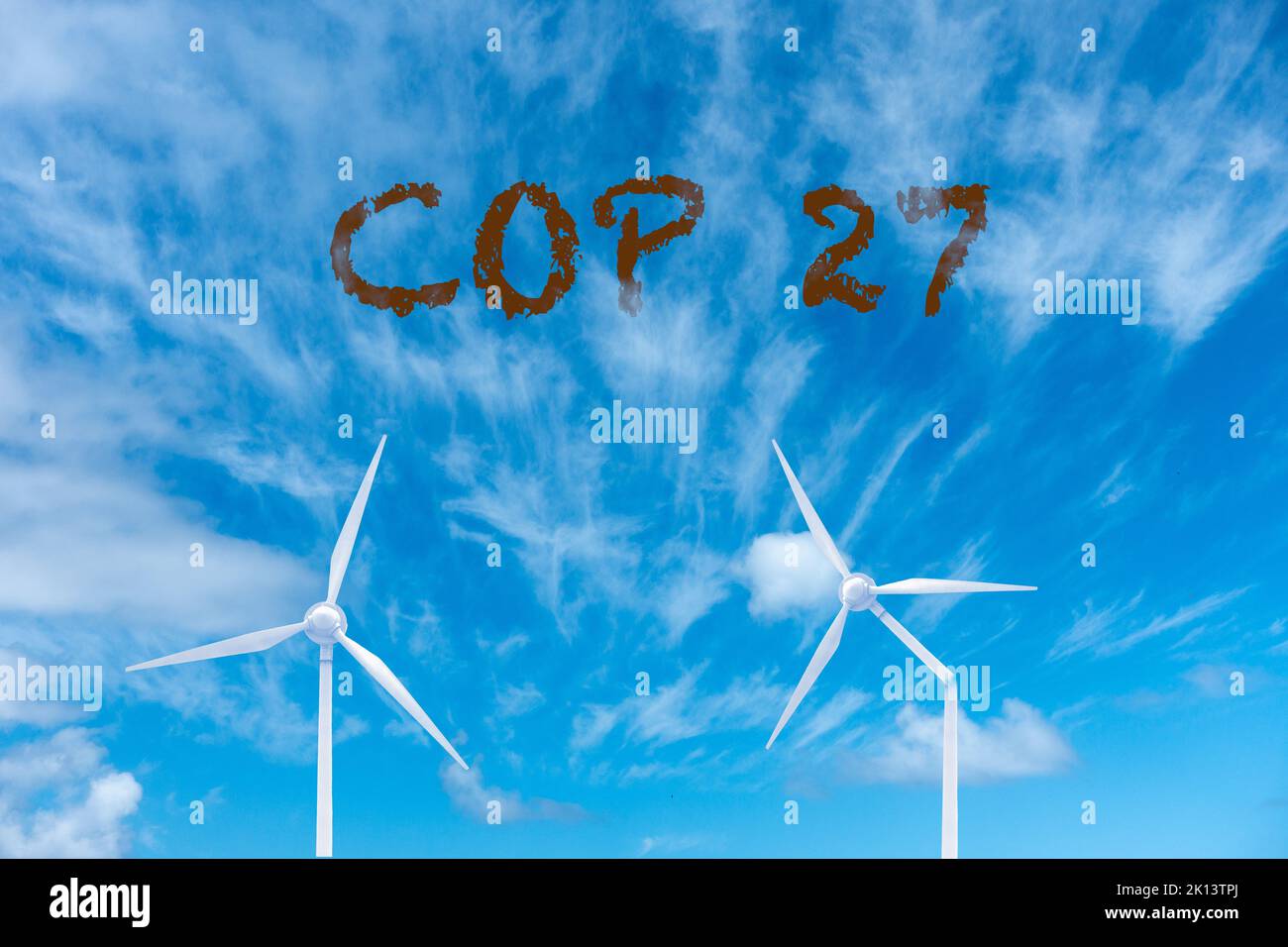 COP 27, immagine concettuale di Sharm el-Sheikh. Foto Stock