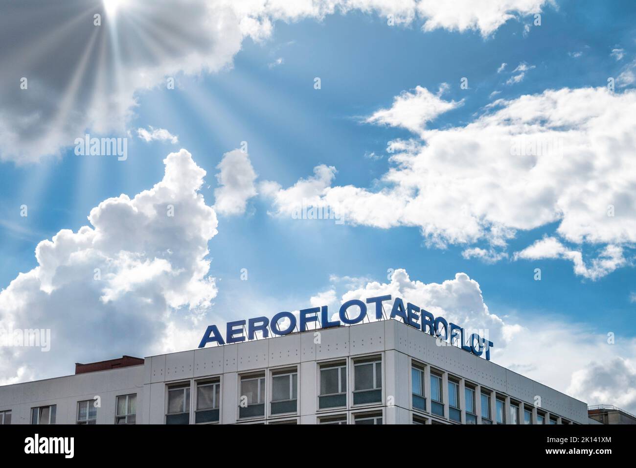 Aeroflot, Glinkastrasse, Unter den Linden, Mitte, Berlino, Germania, Europa Foto Stock