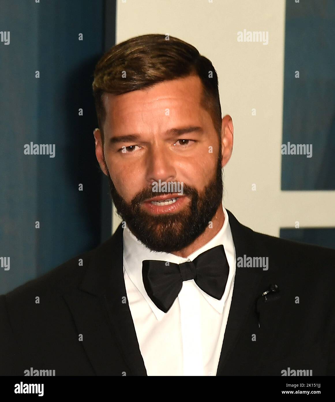 Ricky Martin partecipa al Vanity Fair Oscar Party 2022 ospitato da Radhika Jones al Walis Annenberg Center for the Performing Arts il 27 marzo 2022 Foto Stock