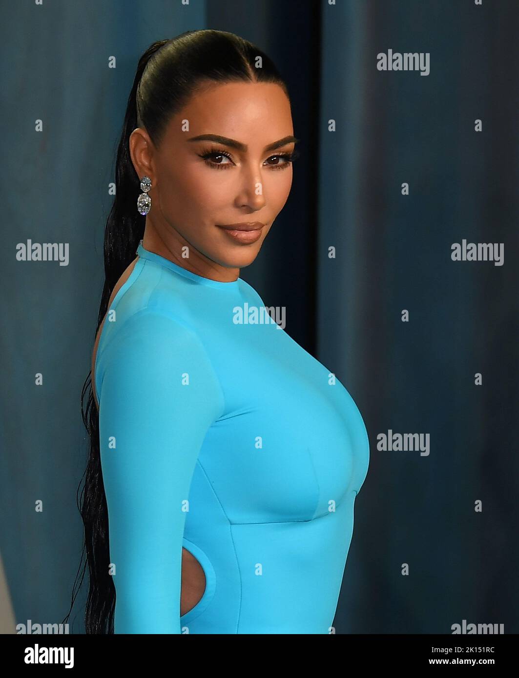 Kim Kardashian partecipa al Vanity Fair Oscar Party 2022 ospitato da Radhika Jones al Walis Annenberg Center for the Performing Arts il 27 marzo 2022 i Foto Stock