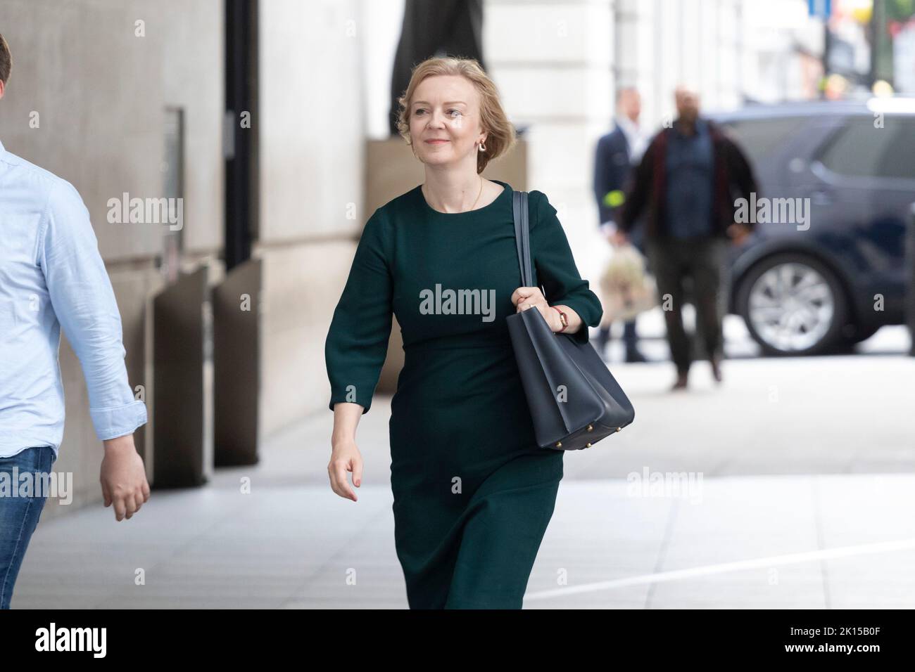 Il nuovo spettacolo politico della BBC domenica con Laura Kuenssberg è in mostra per la prima volta questa mattina, in sostituzione del Andrew Marr Show che era stato ospite Foto Stock