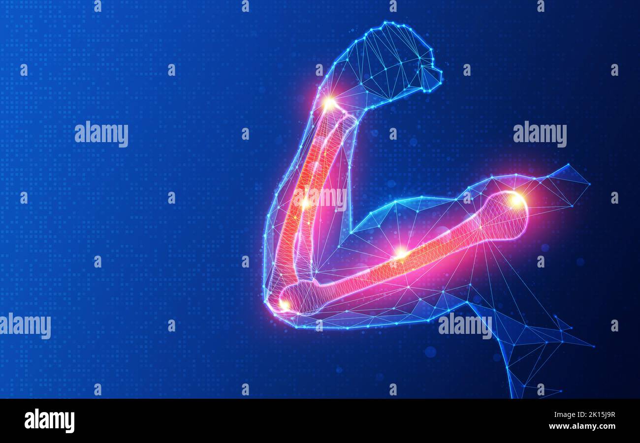 Concetto di ingegneria del tessuto osseo - BTE - uso combinato di cellule e impalcature per progettare impianti terapeutici del tessuto osseo - Illustrazione Foto Stock