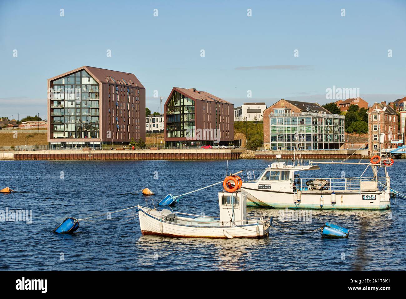 Smokehouses Urban Splash appartamenti Smith’s Dock North Shields Foto Stock